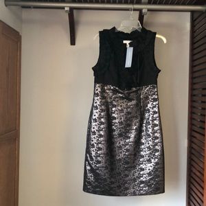 London Times cocktail dress. Size 8. Black/silver